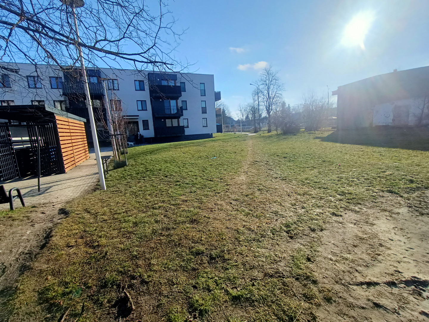 Plac na którym ma powstać inwestycja